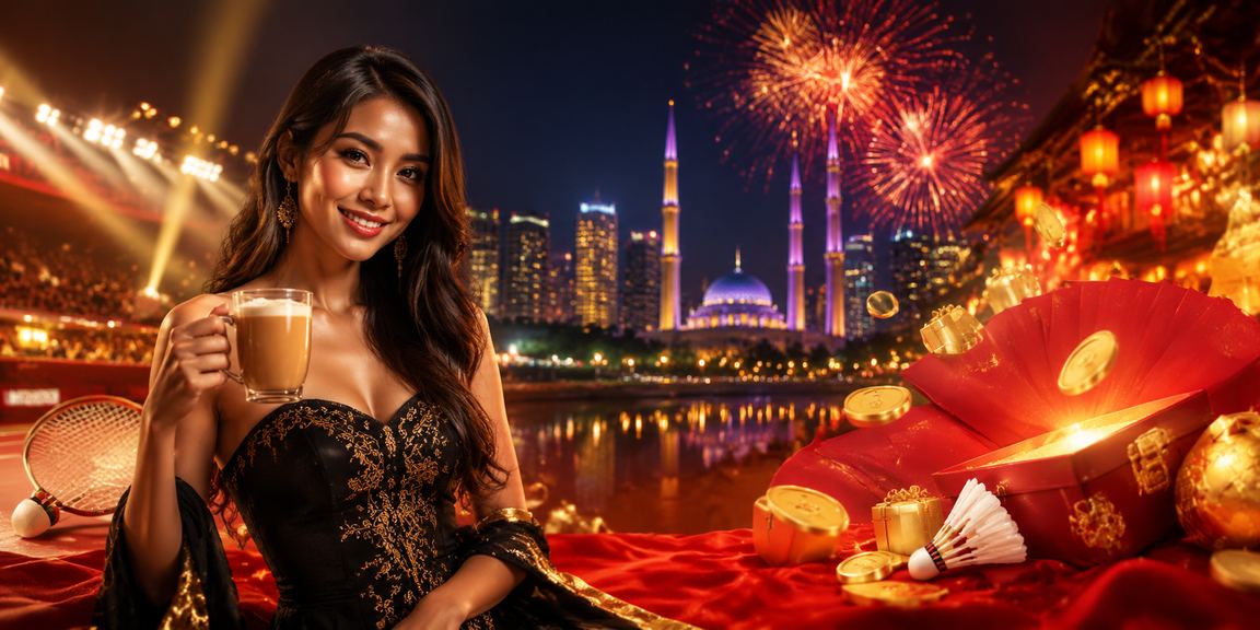 Ilustrasi bonus dan deposit dalam talian rm8 bergaya tradisi Selangor